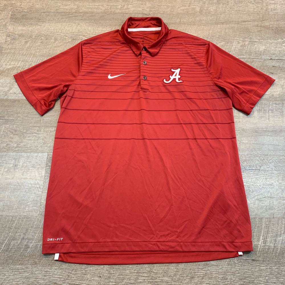 Nike Alabama Crimson Tide Men’s Polo Shirt Large L